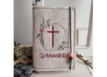 Stickdatei -  Kreuz Zweige